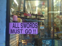 All swords must take!
