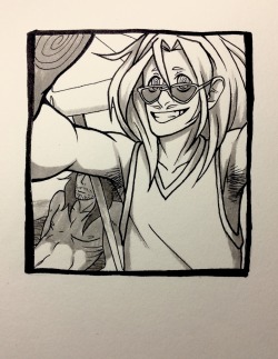 zed-echo-art: Inktober #26  Beach day  I’m so sorry that I’m not sorry for drawing them all the time 
