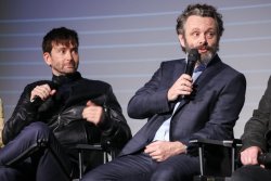 davidtennantontwitter:   David Tennant attended a press panel in London for Good Omens today https://davidtennantontwitter.blogspot.com/2018/10/david-tennant-attended-press-panel-in.html   