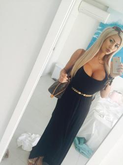 Sophie Dalzell looks stylish and sophisticated yet still shows her amazing cleavage!  Follow Fake Tits Club on Tumblr  Fake Tits Club is full of free porn pics and GIFs of stunning, hot and sexy babes with perfect fake tits. All the  girls on this sexy