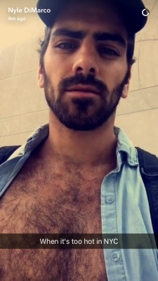 nyledimarcofans: When anywhere honey, not just NYC you don’t need your shirt buttoned 