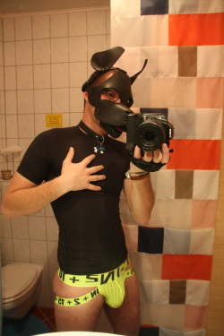 spikepup93:  This Puppy got some new stuff :D Got a Cin2 H+A+R+D Jock and a Under Armour compression Shirt. It’s so awesome :3 Fits snuggly and looks super good, I need more of those ^^ I wish all of you a Happy New Year 2015, I hope that you’ll