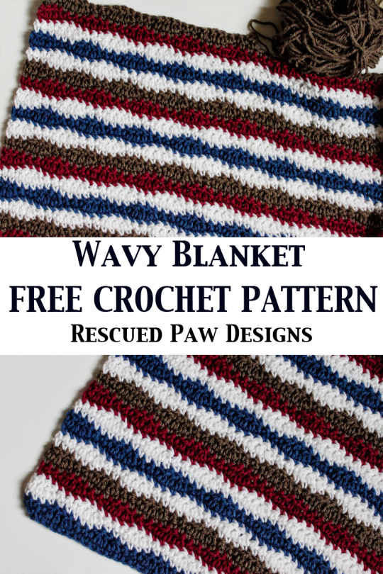 Crochet Pattern: Wavy Crochet Blanket Pattern || Easy Crochet
