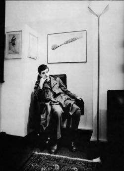 post-punker:  Ian Curtis of Joy Division, by Kevin Cummins 