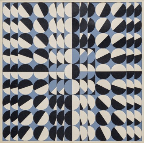thouartadeadthing:Milan Dobeš, Central Gravity, 1965, Optical collage, 39 x 39 cm.