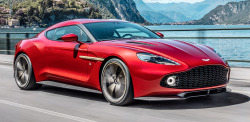carsthatnevermadeitetc:  Aston Martin Vanquish Zagato, 2017.Â Aston Martin has revealed the production version of the limited edition Zagato Coupe. AÂ production run of 99 cars will be built to order at Aston Martinâ€™s production facility in Gaydon,