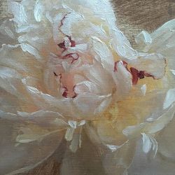 redlipstickresurrected: Katie G. Whipple (American, b. 1991, Avon, IN, USA, based NYC) - Living In The Land Of Petals  Paintings: Oil  