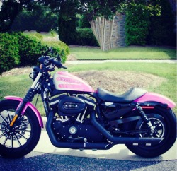 palpetine-princess:  HD sportster 883 my baby as per request. 