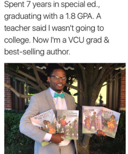 dainktellectual: jesslovesdinos:  lagonegirl:  Another example. A true OG   Black excellence in effect ✊🏾✊🏾✊🏾   Ayeeee 👏🏾👏🏾👏🏾   Ayee turn up! VCU is in my neck of the woods. Proud of this brother 