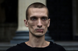 viktorvdb:  Russian artist Petr Pavlensky, who sewed his mouth shut in protest against the Pussy Riot arrests 