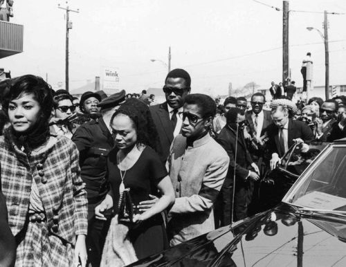 Nancy Wilson, Eartha Kitt, Sidney Poitier, Sammy Davis Jr., Berry Gordy and Marlon Brando going to Martin Luther King Jr.&rsquo;s funeral. Nudes &amp; Noises  
