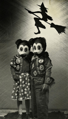 Mickey and Minnie, 1940s.