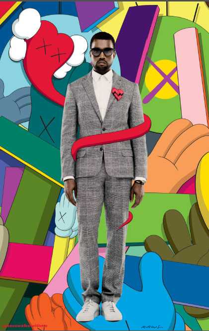Kanye west suit and tie