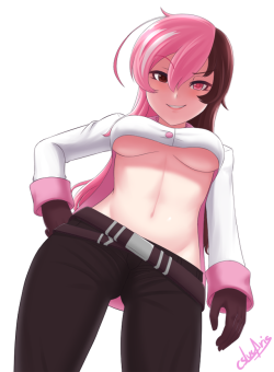  #236 - Midriff  ColoredAnd done. I don’t know how this turned into “Neo-vember” for me, but hey I don’t think anyone’s complaining.Full sizes of all of these will be available in the November Batch at the ŭ. Sign up ends on the 30th! Patreon