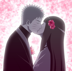 axichan:  I wanted to draw the second Naruhina kiss in The Last Naruto the Movie. Because I’m against censorship :’) ♥
