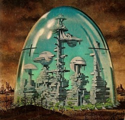 rollership:  sciencefictiongallery:  Dean Ellis - The Wounded Planet, 1974.  Which side of the glass will you be on. Ironically, the ones responsible for the outside will be inside. 