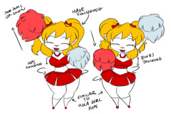 shonuff44: CHEERLEADER SQUEEK   Here is the 3rd gif animation I drew and brought to life by my good friend Katheb  katheb.deviantart.com/. You can see Squeek cheering on my Picarto screen at  https://picarto.tv/ShoNUFF44   X3