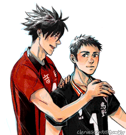 clervescent:  captains x daichi two things i love: captains and daichi ships! this sat on my comp for months because i ran out of steam, but now i can’t remember which brush i was using so no bokuto… (i’m so sorry /sad hoot) 