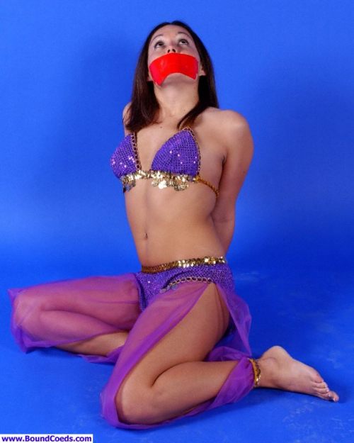 kiltedpatriot:  zippo077:  Some Harem girls tied up….   See what happens when you think you’re Princess Jasmine from “Aladdin”? Ha! Princess, my @$$! Get captured &amp; enslaved as a completely obedient harem girl. ;)