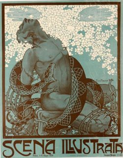 Ezio Anichini (Italian, 1886-1948), cover for Scena Illustrata, 1924