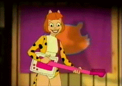icatler:  icatsgrotto:   Josie and the Pussycats in “Musical Evolution” x  Coolest promo ever created  Real talk though, this is one of the coolest tributes to a classic cartoon with the most interesting animation in it I’ve ever seen, look how