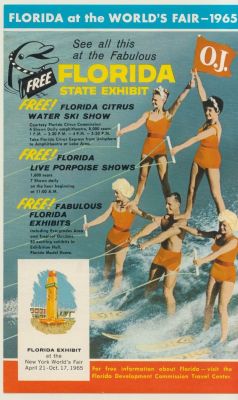 oldflorida:  FLORIDA STATE EXHIBIT Flyer/Brochure - 1964 NY World’s Fair 