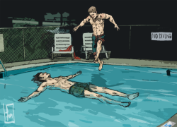 bangingpatchouli:  roguishfeathers:  wincestily:  it’s been brought to my attention that we’ve never seen the boys hanging out in a shitty motel pool   #supernatural#alskdahslkajsdh PLEASE#ugh god add that to the list of things that would make an