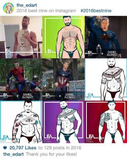Thanks to you guys for your likes, follows and sharing my art! #2016BestNine #TheEdArt #EdArt #Illustration #Illustrator #Ilustracion #Draw #Drawing #Beard #Tattoos #Muscles #MuscleHunk #MuscleMacho #Ripped #Body #Hunk #Handsome #Sexy #SexyHunk #Macho #Mu
