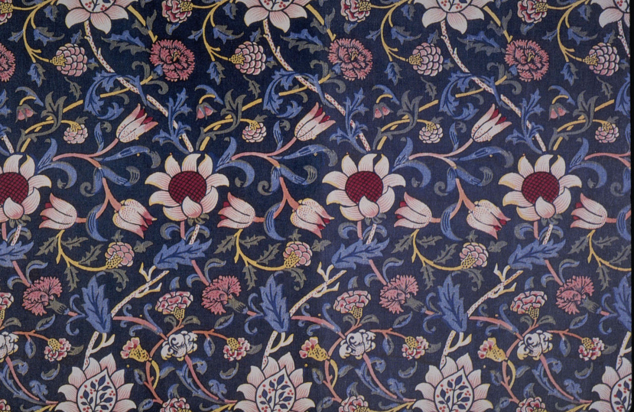 German textile pattern