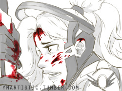 the-laughing-absol:  ynartistic:  Okay, but could you imagine Mercy’s face though when she realized she couldn’t save Jack and Gabriel from the explosion at swiss headquarters?Remember that she couldn’t even protect her parents when she was young.