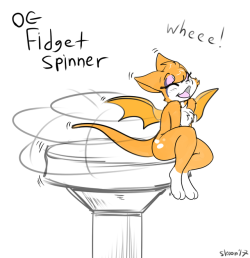 datcatwhatfurfags:  I am not happy with how it came out at all, but I’ve been having a hard time drawing lately. &gt;.&gt; THAT SAID; one true Fidget spinning! Support me on Patreon? Every dollar spins Fidget some more!  https://www.patreon.com/Skoon