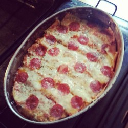 #HappyMothersDay dinner for my queens. #Lasagne #Lasagna #pasta #pepperoni&hellip;..made by #Dex :-)