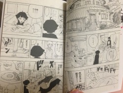 onemerryjester:  utapurinsesu:  Naruto hasn’t woken up and it’s Inauguration Day. Hinata asks the kids to wake him up. Himawari asks him gently, but boruto tells her she’s too soft. So he jumps on him! Also, the lady who makes the hokage cloaks