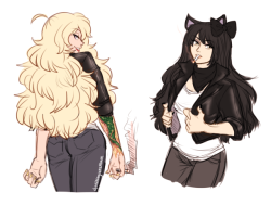 ok i decided to do all of them lol grease-styled!RWBY