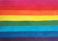 pinkopop:The original flag, by Gilbert Baker, June 25, 1978.