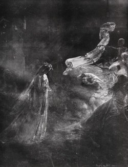 deadlyunreal:  The Ghost Opera - Mihály Zichy (1880) 