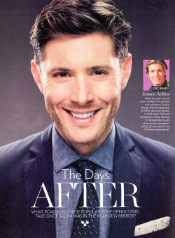 crabackles:  People Celebrates Days Of Our Lives: 50th Anniversary Special (scan credit) The Days After: Jensen Ackles (ex-Eric Brady, debuted 11/11/97) 