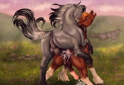 ponygfx:  ARTIST SPOTLIGHT #1: Rufciu Rufciu is one of my personal favorite artists, so it wasn’t hard to procure ten of my favorite pictures for this. She specializes in feral equine art particularly as showcased here. While Rufciu has done several