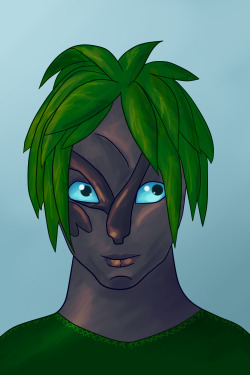 wolffyluna:Decided to practice my face drawing with my gw2 main, Luehmani. I think this is the first front on face I’ve drawn since I learned to do ¾ faces (which was pretty shortly after I learned to do faces full stop.) And look, she has a top lip