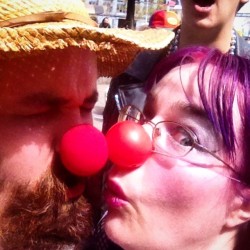 The nose was a big hit at Saint Stupid&rsquo;s Day this year in #sanfrancisco #California. #whythenose #clown #clowns #saintstupidsday #aprilfools #circus #freaks #nose #fetish #cacaphonysociety