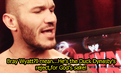 theprincethrone-deactivated2016:  Randy Orton being his cocky self during the Royal Rumble PPV 