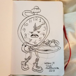 Inktober 14 &ldquo;Clock&rdquo;  #clock #ink #art #drawing #ensso  #fountainpen #inktober #inktober2018 #bostonartist #artistsoninstagram #artistsontumblr  https://www.instagram.com/p/Bo7V-z3nJRV/?utm_source=ig_tumblr_share&amp;igshid=1fw3mu5vfr2az