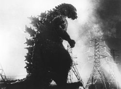 nuclear-warrior:  &lsquo;Monsters are tragic beings; they are born too tall, too strong, too heavy, they are not evil by choice. That is their tragedy&rsquo; - Ishiro Honda, director of ’Godzilla’ (1954) 