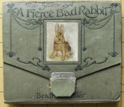 gorgeousnessss:BEATRIX POTTER 1ST EDITION 1ST ISSUE. CONCERTINA STYLE. FIERCE BAD RABBIT 1906 I would literally exchange my firstborn child for a copy of this (alas, I do not have any children to barter with&hellip;&hellip;yet).