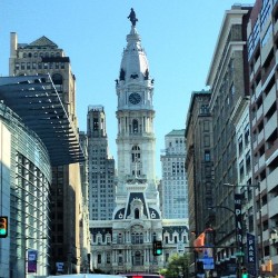 City Hall, once the tallest Bldg in downtown Philly!  What&rsquo;s not known by most is, Ben Franklin is pointing or his hand is stretched out in the direction of what? Do you know? My fellow Freemason talk to me. (at Broad &amp; Vine Streets)