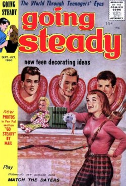 Going Steady (Prize) v4#1 Sep.-Oct. 1960, cover by Joe Simon
