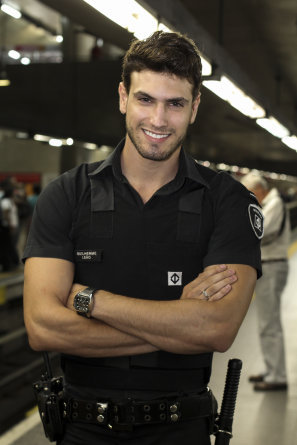 Cute security officer