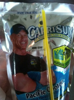 So John is on Caprisin now! O.o Well good for him, I&rsquo;m going to need a little taste of John Cena every now and again ;)