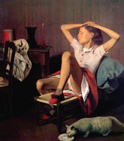   Thérèse dreaming, Balthus, 1938.  