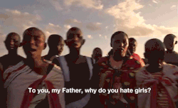 appropriately-inappropriate: kittiesatemypronouns:   r1vk4:  ‘To you, my Father, who do you hate girls? With the same hatred you hate our Mothers…’ In the village of Umoja in Kenya, men are not welcome. In fact, they are banned. In Swahili, one